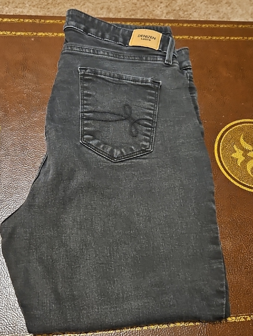 Denizen from Levi's Women's Slim Jeans - Charcoal Black Wash